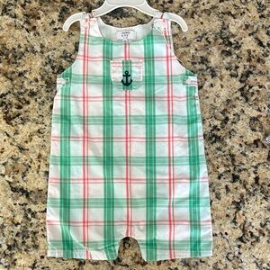 Crown & Ivy Baby Plaid Romper